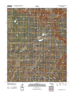 Foraker North 2012 topographic map thumbnail