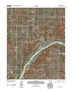 Doga Creek 2012 topographic map thumbnail
