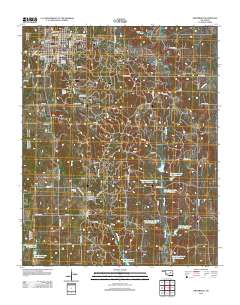 Drumright 2012 topographic map thumbnail