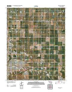 Enid East 2012 topographic map thumbnail