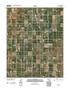 Enid SE 2012 topographic map thumbnail