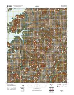 Foyil 2013 topographic map thumbnail