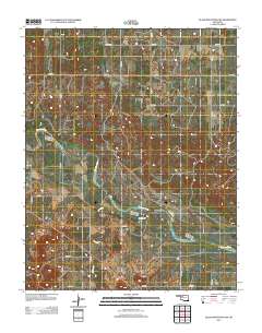 Glass Mountains NW 2012 topographic map thumbnail