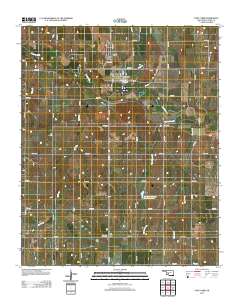 Fort Cobb 2012 topographic map thumbnail