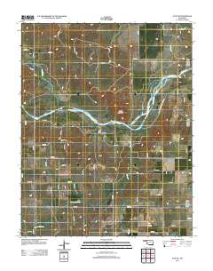 Gate NE 2012 topographic map thumbnail