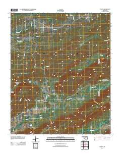 Counts 2012 topographic map thumbnail