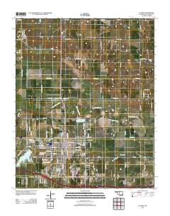 El Reno 2012 topographic map thumbnail