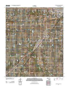 Durant South 2012 topographic map thumbnail
