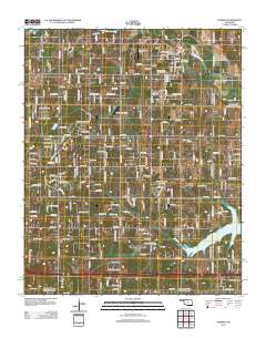 Harrah 2012 topographic map thumbnail