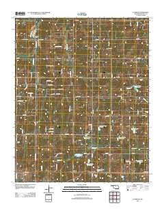 Luther SE 2012 topographic map thumbnail