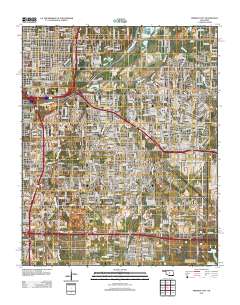 Midwest City 2012 topographic map thumbnail