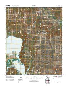 Milburn 2012 topographic map thumbnail
