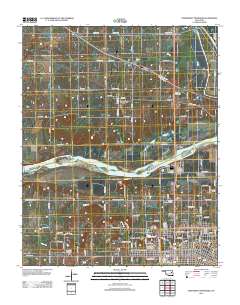 Northwest Muskogee 2012 topographic map thumbnail