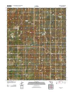 Quinlan 2012 topographic map thumbnail