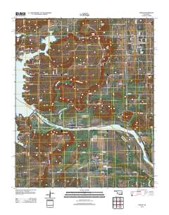 Porum 2012 topographic map thumbnail