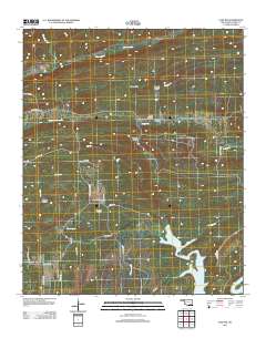 Lane NW 2012 topographic map thumbnail