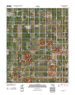 Lone Wolf 2012 topographic map thumbnail