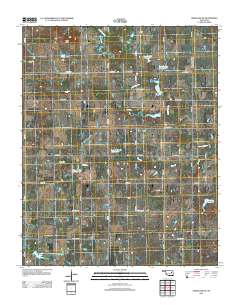 Okmulgee NE 2012 topographic map thumbnail
