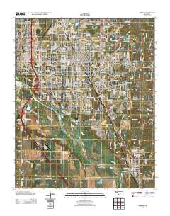 Norman 2012 topographic map thumbnail