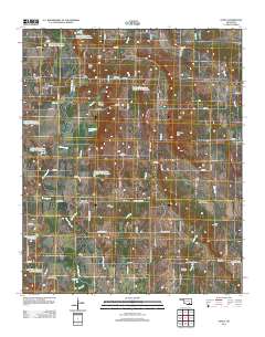 Olney 2012 topographic map thumbnail