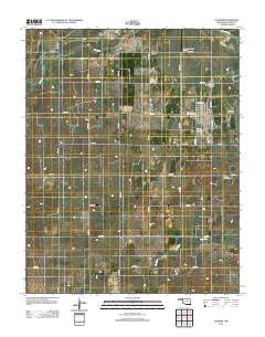 Laverne 2012 topographic map thumbnail