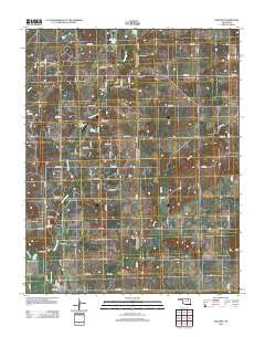 Oglesby 2012 topographic map thumbnail