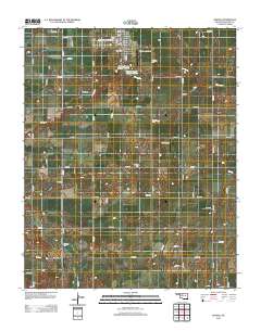Okeene 2012 topographic map thumbnail