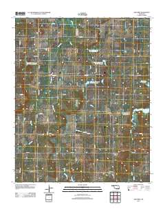 Okfuskee 2012 topographic map thumbnail