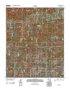 Parker 2012 topographic map thumbnail