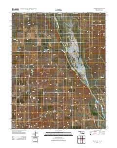 Selman NW 2012 topographic map thumbnail