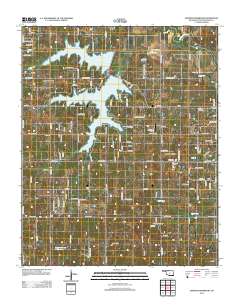 Shawnee Reservoir 2012 topographic map thumbnail