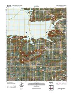 Robert S Kerr Dam 2012 topographic map thumbnail