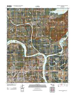 Northeast Muskogee 2012 topographic map thumbnail
