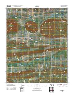 Red Oak 2012 topographic map thumbnail