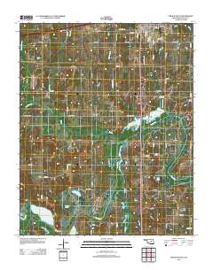 Stroud South 2012 topographic map thumbnail