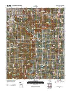 Sapulpa South 2013 topographic map thumbnail