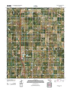 Tonkawa SE 2012 topographic map thumbnail