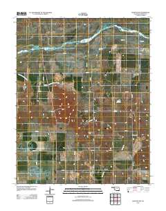 Rosston NW 2012 topographic map thumbnail