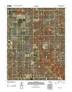 Rosston SE 2012 topographic map thumbnail