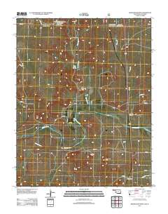 Razor Blade Mesa 2012 topographic map thumbnail