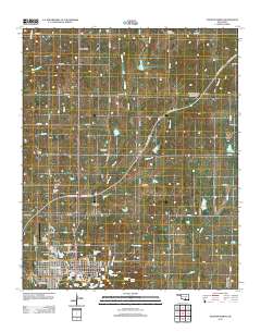 Sulphur North 2012 topographic map thumbnail