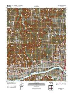 Sand Springs 2012 topographic map thumbnail