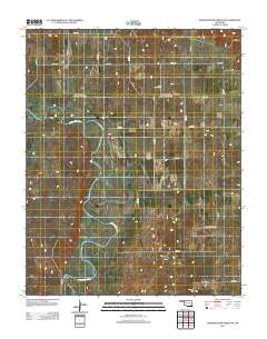Sleeping Bear Creek SW 2012 topographic map thumbnail