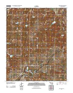 Roff North 2013 topographic map thumbnail