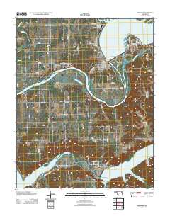 Spavinaw 2013 topographic map thumbnail