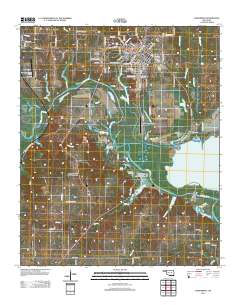 Tishomingo 2012 topographic map thumbnail