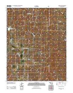Strong City 2012 topographic map thumbnail