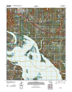 Vian 2012 topographic map thumbnail