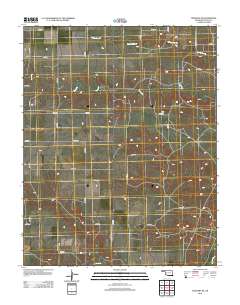 Texhoma NE 2012 topographic map thumbnail