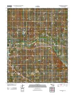 Woodward NE 2012 topographic map thumbnail